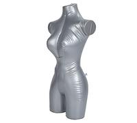JTLB Maniquí Inflable Mannequ, Maniquíes Inflables Femeninos, Modelo de Ropa Superior del Cuerpo, Estante de Exhibición de Ventana para Exhibición de Ropa