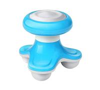 JTLB Masajeador eléctrico mini triangular, masajeador portátil vibratorio con mango cómodo, se adapta perfectamente al cuerpo humano (azul inglés)