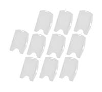 JTLB Porta Credencial de Identificación con Doble Tarjeta, con Ranuras para Tarjetas Horizontales y Verticales para Identificación del Trabajo y Pase de Tránsito (10 Uds.)