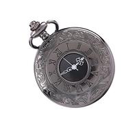 JTLB Reloj de Bolsillo Clásico a Prueba de Agua Reloj de Bolsillo de Aleación Analógico de Cuarzo Clásico Colgante de Collar con Cadena