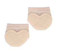 JTLB Tanga para Pies, 5 Dedos, Almohadilla para la Pata, Ballet, Danza, antepié, Medio Calzado Protector, 1 par (M)