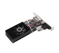 JTLB Tarjeta Gráfica de 1 GB DDR3 128bit PCI Express 2.0 X 16 con Ventilador de Enfriamiento Silencioso, VGA, Interfaz Multimedia HD, Puertos DVI para Computadoras de Escritorio,