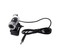 JTLB Webcam con micrófono integrado de absorción de sonido, 0,3 millones HD, rotación de 360 ° para PC, balance de blancos automático, enfoque manual, compatible con 10, Skype, Yahoo Messenger, ideal