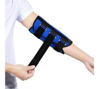 JTMKYO 1 codera azul, protector de codo, estabilizador de brazos, cinta de refuerzo de codo, coderas elásticas, soporte para dormir