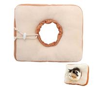 JTMKYO 1 collar de gato para tostadas, collar ajustable para gatos, antifugas, anillo de protección, adecuado para la protección de la columna cervical, recuperación postoperatoria