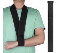 JTMKYO 1 correa de apoyo ajustable, banda elástica para el cuello, fijador de cuello, muñeca, codo, bragueta, correa para el hombro para hombres y mujeres (negro)