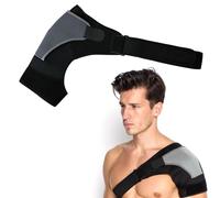 JTMKYO 1 Pieza Almohadilla de Hombro Gris, Soporte de Hombro Ajustable, Soporte de Hombro del Manguito Rotador, Protección de Soporte de Hombro, Férula de Soporte de Hombro, Almohadilla de Hombro