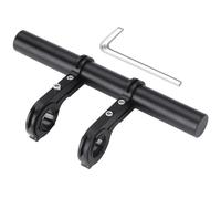 JTMKYO 1 soporte de extensión de bicicleta, soporte de extensión de luz para manillar de bicicleta, soporte de aleación de aluminio, soporte de luz con clip, soporte para teléfono móvil, etc.