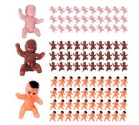 JTMKYO 100 Stück Engelspuppen, kleine Plastikpuppen, Mini-Plastikpuppen, Minipuppen für Partys, Spiele, Partydekorationen und Bastelarbeiten.