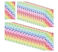 JTMKYO 30 hojas (2520 unidades) de pegatinas autoadhesivas impermeables en forma de corazón,pegatinas decorativas en forma de corazón,pegatinas decorativas para manualidades,pegatinas de marca