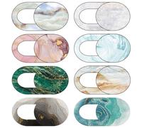 JTMKYO 8 piezas de fundas para cámara web, portátil, teléfono móvil, cámara de privacidad, cubierta de cámara ultrafina, cubierta protectora deslizante