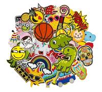 JTMKYO Paquete de 60 parches para planchar, parches de bordado para niños, parches textiles de dibujos animados, accesorios decorativos, adecuados para coser jeans, remendar ropa