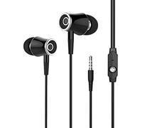 JTMM Auriculares para Kindle Fire, compatibles con Galaxy S8+, Note 8, Fire HD 8 HD 10, Voyage, Oasis eReaders, micrófono, llamada, sonido estéreo, control por cable