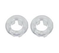Jtmsspt Juego de casquillos de cerradura de puerta izquierda y derecha para Dodge para Plymouth para Valiant 1964-1976 Clear Plastsic