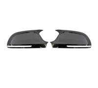 JTNDSHDP Carcasas Espejo Retrovisor para Audi A3 D3 8P,Tapa de Carcasa Espejo Retrovisor Lateral Cubiertas de Repuesto Retrovisores,Bright Black