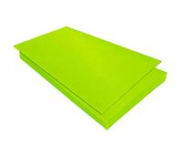 Jtnohx Hojas de Fieltro Rígido, Tela de Fieltro, Tejido Cuadrada de Color para Manualidades, 17.78×28.7cm 11 piezas Material Artesanal para Coser (Verde lima)