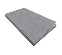 Jtnohx Hojas de Fieltro Rígido, Tela de Fieltro, Tejido Cuadrada de Color para Manualidades, 17.78×28.7cm 11 piezas Material Artesanal para Coser (Gris)