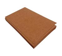 Jtnohx Hojas de Fieltro Rígido, Tela de Fieltro, Tejido Cuadrada de Color para Manualidades, 17.78×28.7cm 11 piezas Material Artesanal para Coser (Marrón)