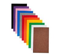 Jtnohx Hojas de Fieltro Rígido, Tela de Fieltro, Tejido Cuadrada de Color para Manualidades, 17.78×28.7cm 11 piezas Material Artesanal para Coser