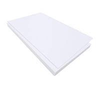 Jtnohx Hojas de Fieltro Rígido, Tela de Fieltro, Tejido Cuadrada de Color para Manualidades, 17.78×28.7cm 11 piezas Material Artesanal para Coser (Blanco)