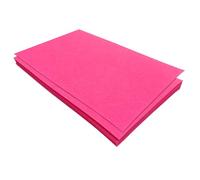 Jtnohx Hojas de Fieltro Rígido, Tela de Fieltro, Tejido Cuadrada de Color para Manualidades, 17.78×28.7cm 11 piezas Material Artesanal para Coser (Rosa oscuro)