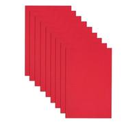 Jtnohx Hojas de Goma Eva, 17.78×28.7cm Gomaespuma Artesanal, 9 Piezas Eva para Artesanía, Espuma de Color para Artesanía(rojo)
