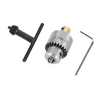 JTO Chuck Mini Taladro de Taladro Cónico de 0.3-4 Mm, Taper Montado Morder con Llave Llave Material Metal Ajustable Ajustable para Eléctrico Torno