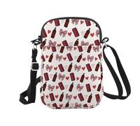 JTOUK Bolsa cruzada con lazo de soda, regalo para adictos a las sodas, regalo para amantes de las sodas, regalo para amantes de la soda, vodka, Bow Dr Cr Eu, 5.91 Inches ×8.27 Inches