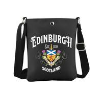 JTOUK Bolsa cruzada de Edimburgo, Escocia, regalo de viaje a Escocia, regalo de viaje de Edimburgo, regalo de recuerdo de Escocia, Edimburgo Cb Eu, 5.91 Inches ×8.27 Inches
