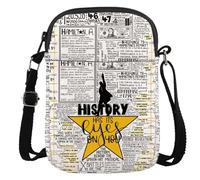JTOUK Bolsa cruzada musical inspirada en la historia de regalos con sus ojos en ti, para profesor de teatro, actor y actriz, Eyes on You Cr Eu, 5.91 Inches ×8.27 Inches