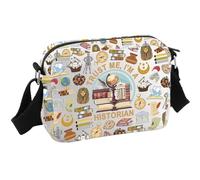 JTOUK Bolsa cruzada para regalo de historiador de estudios sociales, regalo para amantes de la historia, confía en mí, soy un historiador, Historian Hkb Eu, 8.27 Inches × 5.91 Inches × 0.79 Inches