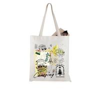 JTOUK Bolsa de camping Let's Go Camping Forest Adventure Gift Family Camp Gift, Bolsa de camping Eu, 14.96”* 6.7”* 11.81” ,Large