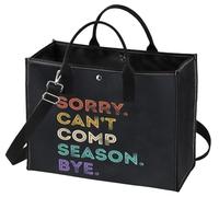 JTOUK Bolsa de lona para regalo de equipo de baile, graduación, regalo de animación para mamá, texto en inglés "Sorry Can't Comp Season Bye", Can't Comp Season Lt Eu