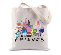 JTOUK Bolsa de mano con temática de amigos, regalo para fanáticos de la película, regalo para amantes de las películas animadas, regalo para mejores amigos, Fri Inside Tote EU, 13.78 inch x 15.75