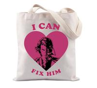 JTOUK Bolsa de mano inspirada en la película científica "I Can Fix Him Anakin Gift The Empire Strikes Back", regalo para fanáticos de la película, Fix Him Tote Eu, 13.78 inch x 15.75 inch, Large