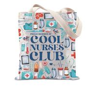 JTOUK Bolsa de mano para enfermera, asistente médico, regalo de enfermería, médico, Cool Nurse Tote EU, 14.96”* 6.7”* 11.81” ,Large