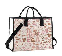 JTOUK Bolsa de viaje de aviación para tripulación de cabina con texto en inglés "In My Flight Attendant Era", Asistente de vuelo Era Lt Eu, 14.96”* 6.7”* 11.81” ,Large