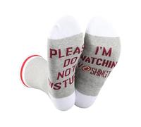 JTOUK Calcetines de fútbol americano para fanáticos del fútbol americano de Washington, regalo divertido de cumpleaños, regalo del día del juego para los amantes del deporte, Ver Washington Football
