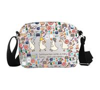 JTOUK Communication Comes in Many Forms Crossbody Bag Speech Language Pathologist Gift SLP Therapy Quote Gift, Communication Hkb EU, 8.27 Inches × 5.91 Inches × 0.79 Inches