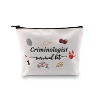 JTOUK Criminólogo, científico forense, regalo para investigadores de la escena del crimen, regalo para estudiantes de criminología, kit de supervivencia para criminólogos, bolsa de maquillaje