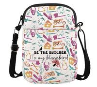 JTOUK Dark Romance Gift BW Book Series Gift Be The Butcher To My Black Bird - Bolso cruzado, Blackbird Cr Eu, 5.91 Inches ×8.27 Inches