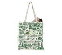 JTOUK It's Another Half Mile or So - Bolsa de mano, regalo de camping, senderismo, regalo para amantes del campamento, Bolsa de media milla eu, 13.78 inch x 15.75 inch, Large