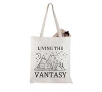 JTOUK Living the Vantasy - Bolsa de mano para acampar al aire libre, regalo de vida para los amantes del camping, Vantasy Tote EU, 14.96”* 6.7”* 11.81” ,Large