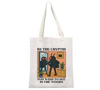 JTOUK Mothman Cryptid Creature Gift Mothman Lover Gift Be The Cryptid You Wish To See Kawaii Retro Anime Bolsa de mano, Be the Cryptid Tote Eu