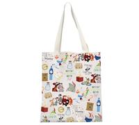 JTOUK Peter Cartoon Movie Merchandise Gift Fairy Tale Gift Magic Kingdom Lover Gift Tote Bag Gift for Fairytale Fans, Peter Tote EU, 13.78 inch x 14.96 inch, Large
