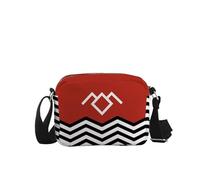 JTOUK T Peaks - Bolso cruzado inspirado en el programa de televisión T Peaks de los años 90, color rojo, Twin Hkb EU, 6.5 Inches ×8.27 Inches
