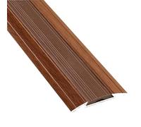 JTPMYFT Las Bandas de transición y umbrales de aleación de Aluminio for Suelos Son adecuadas for Juntas de Entre 1 y 2 cm. No se utilizan en Suelos con desniveles.(Teak)