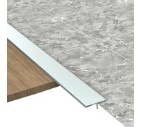 JTPMYFT Las Tiras de transición en Forma de T se utilizan for unir Juntas en el Suelo. Estas Resistentes Tiras for Bordes de Suelo Son adecuadas for Juntas de hasta 1 cm.(Gray)