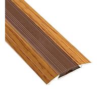 JTPMYFT Los perfiles de transición de Suelo de aleación de Aluminio Son adecuados for Suelos con Huecos de Entre 1 y 2 cm, Pero no for Suelos con diferencias de Altura.(Oak)