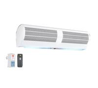 JTPMYFT Máquina Comercial silenciosa de Cortina de Aire de Viento Fuerte, máquina de Cortina de Aire con Cabezal de Puerta de Cocina for Catering, (Blanco)(100cm(39.3inch))